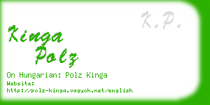 kinga polz business card